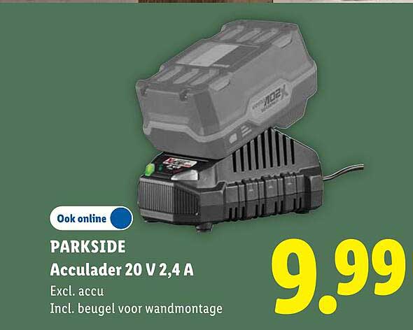 PARKSIDE Acculader 20 V 2,4 A