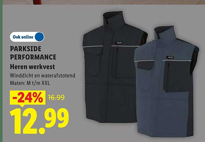 PARKSIDE PERFORMANCE Heren werkvest
