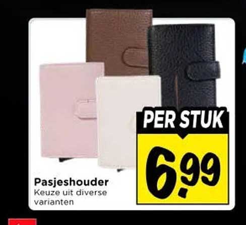 Pasjeshouder Keuze uit diverse varianten PER STUK