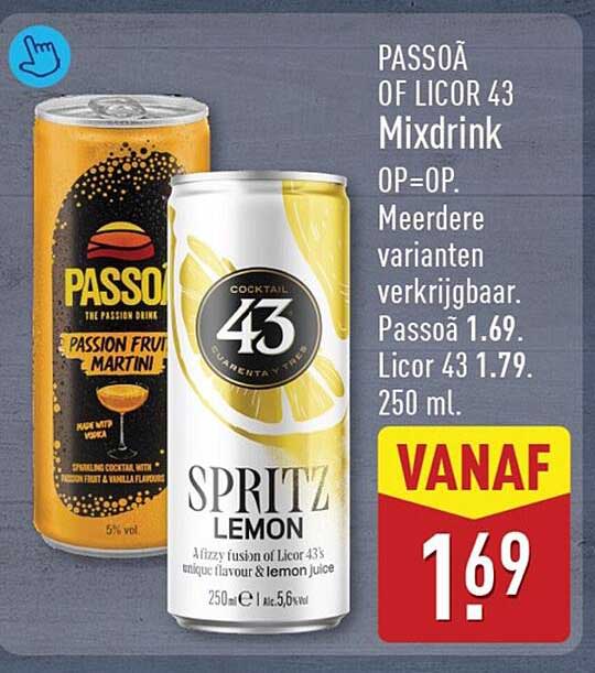 PASSOA OF LICOR 43 Mixdrink