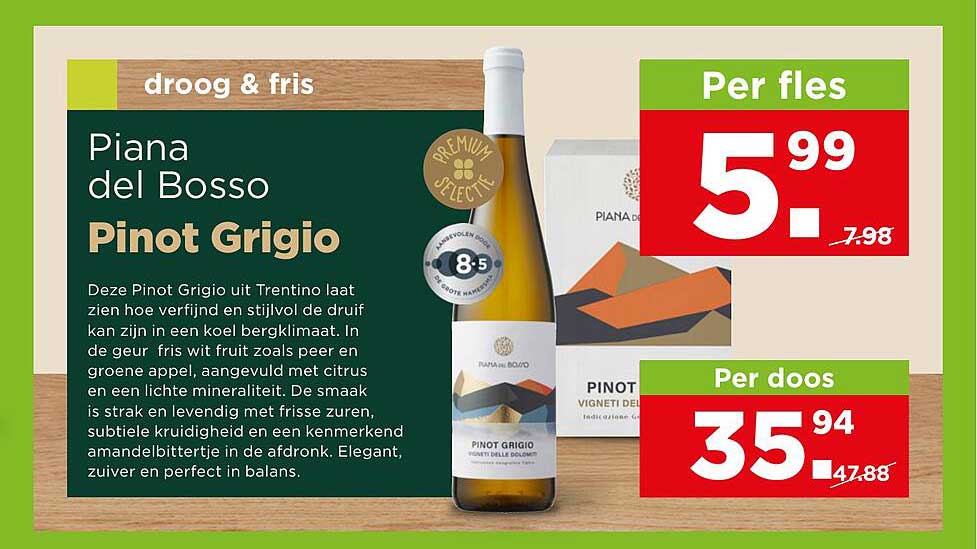 Piana del Bosso Pinot Grigio