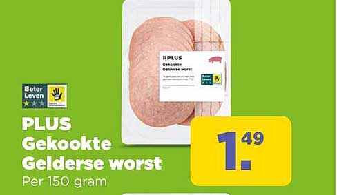PLUS Gekookte Gelderse worst