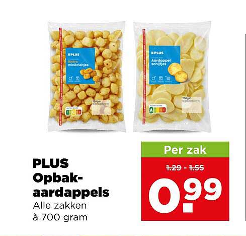 PLUS Opbak-aardappels Alle zakken à 700 gram