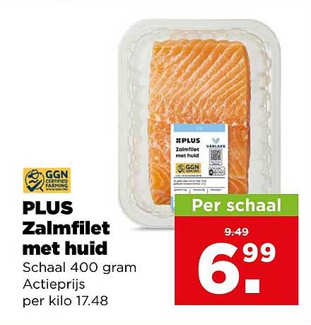 PLUS Zalmfilet met huid