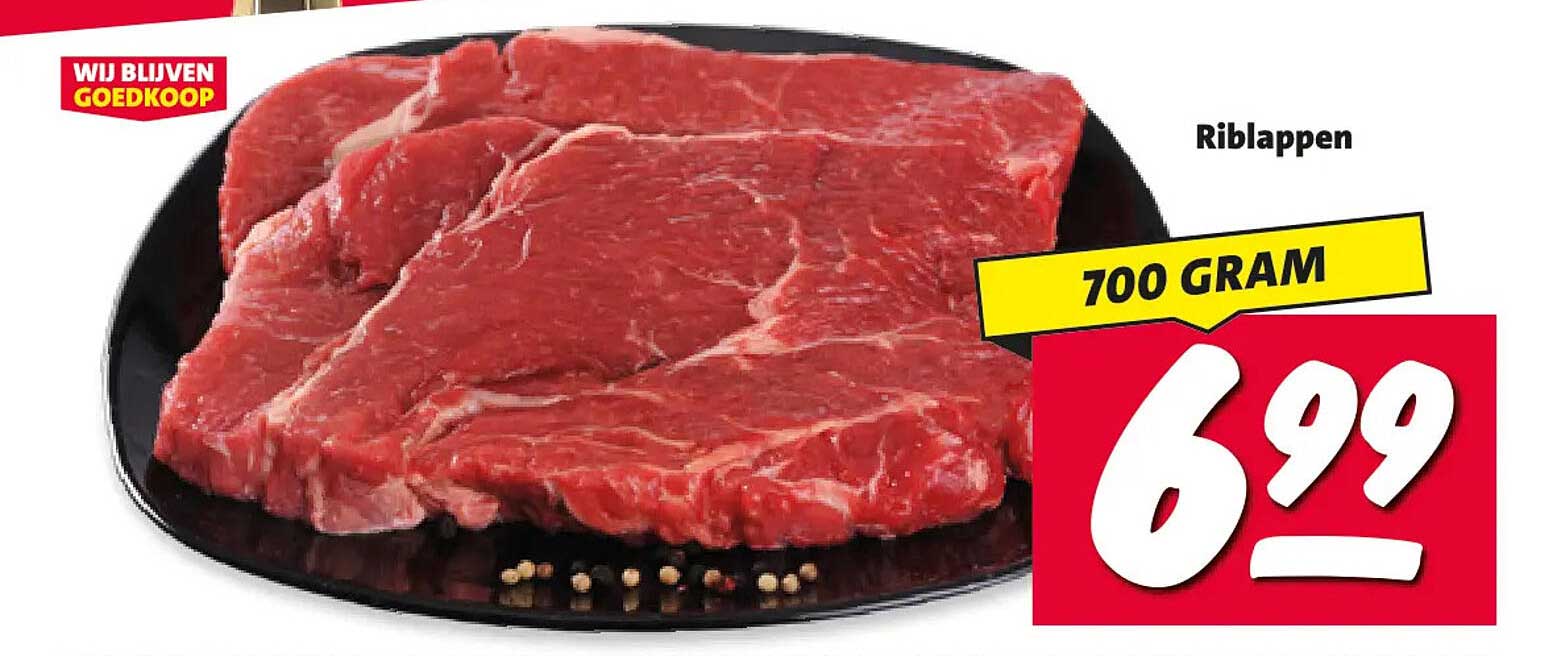 Riblappen 700 gram