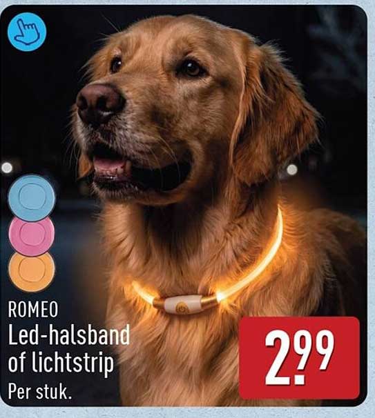 ROMEO Led-halsband of lichtstrip