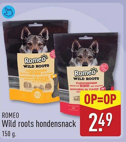 ROMEO Wild roots hondensnack