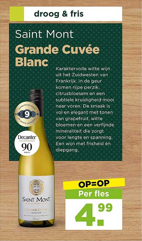 Saint Mont Grande Cuvée Blanc OP=OP