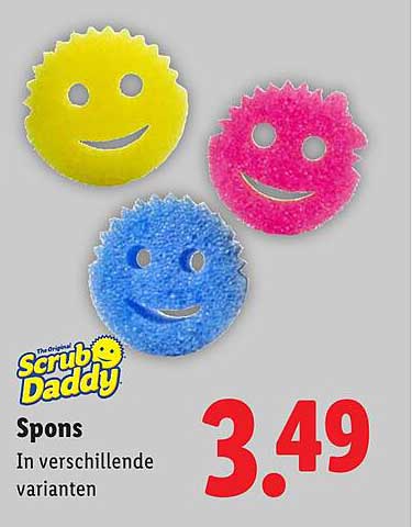 Scrub Daddy Spons In verschillende varianten