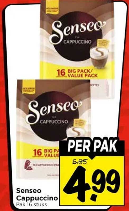 Senseo Cappuccino Pak 16 stuks