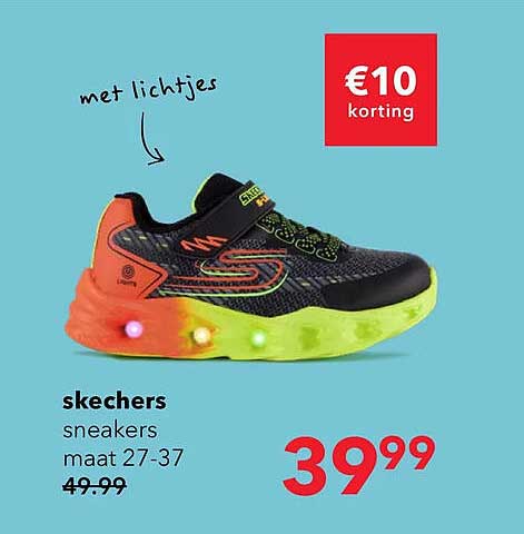skechers sneakers maat 27-37 met lichtjes