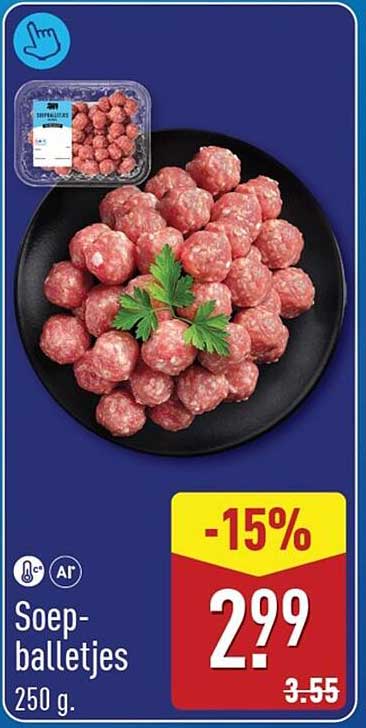 Soepballetjes 250 g -15%