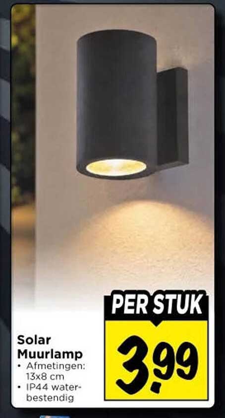 Solar Muurlamp