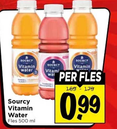 Sourcy Vitamin Water PER FLES