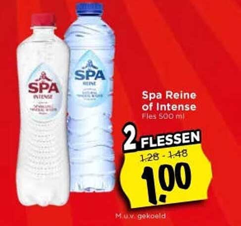 Spa Reine of Intense Fles 500 ml 2 FLESSEN
