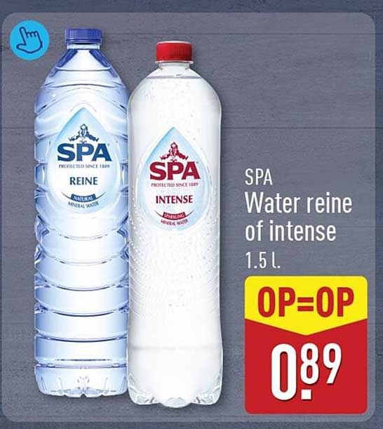 SPA Water reine of intense 1.5 l. OP=OP
