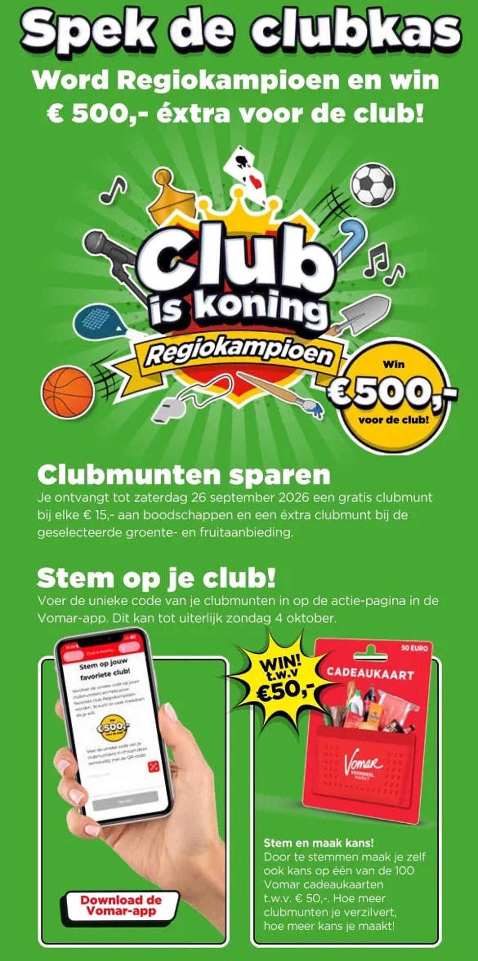 Spek de clubkas