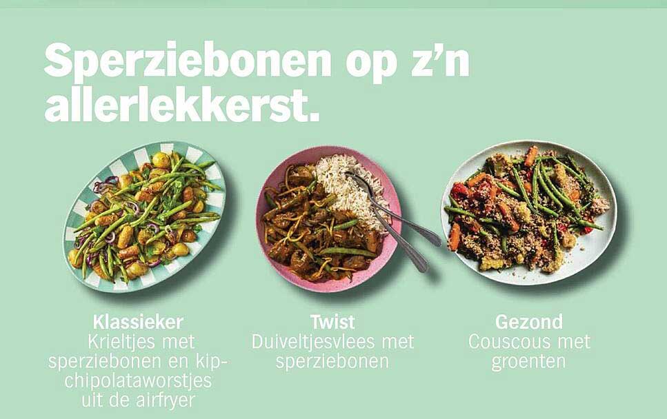 Sperziebonen op z’n allerlekkerst.