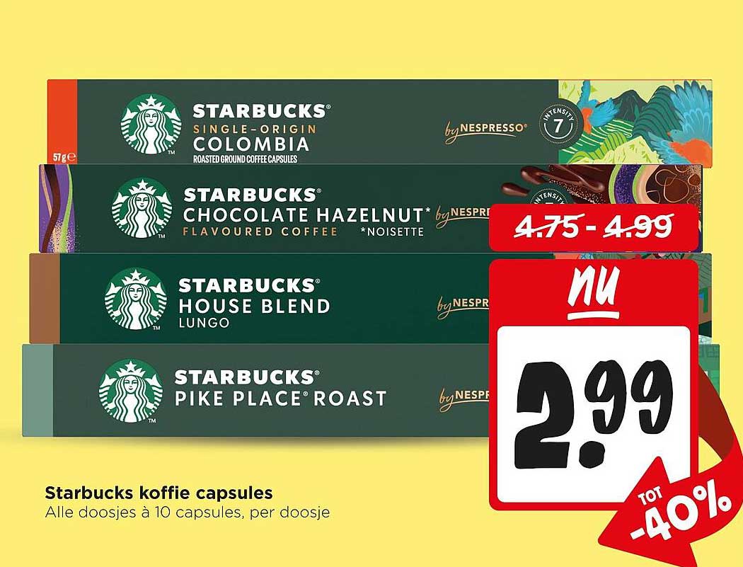 Starbucks koffie capsules