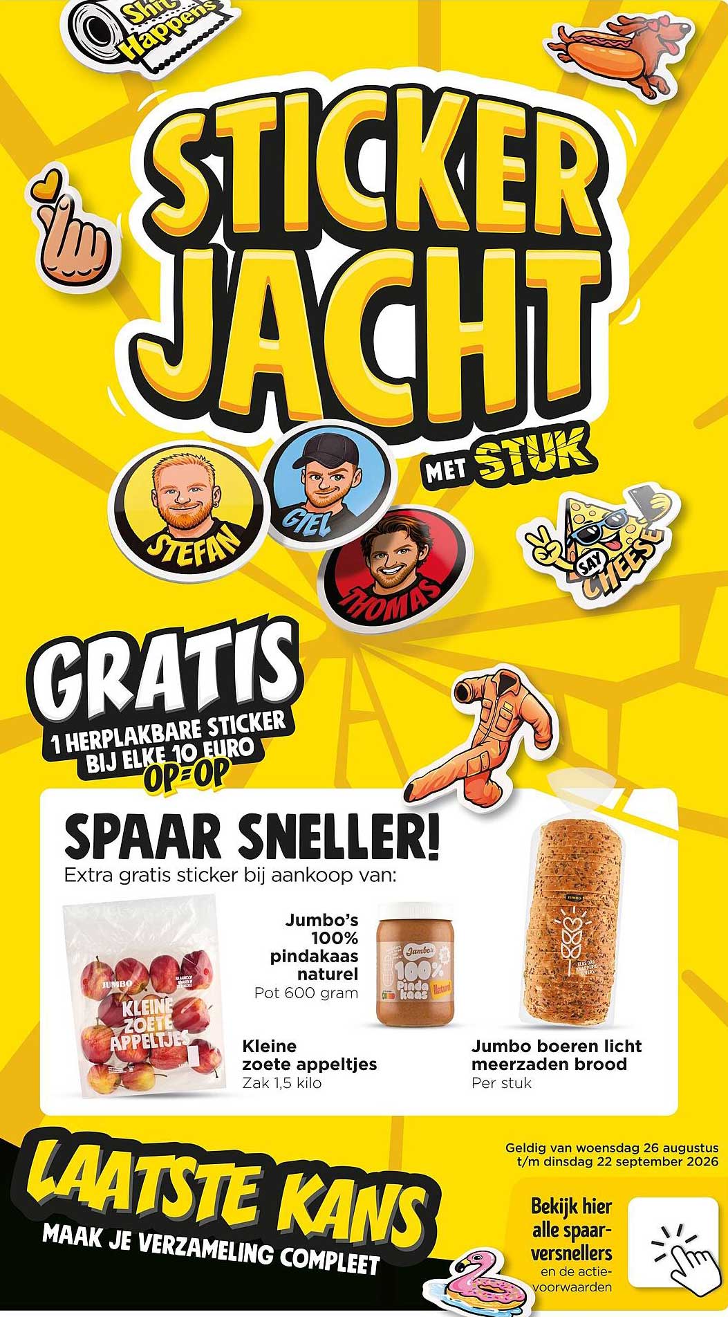 Sticker Jacht met Stuk