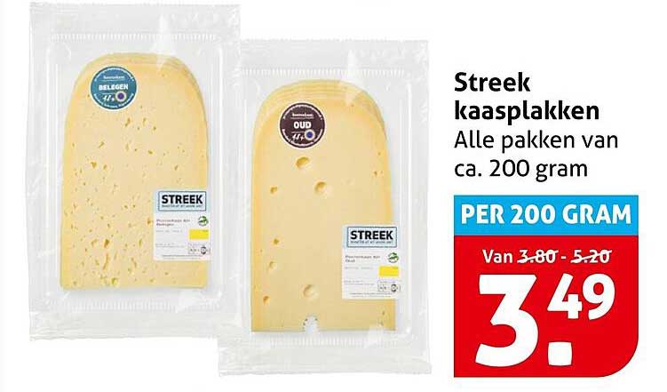Streek kaasplakken