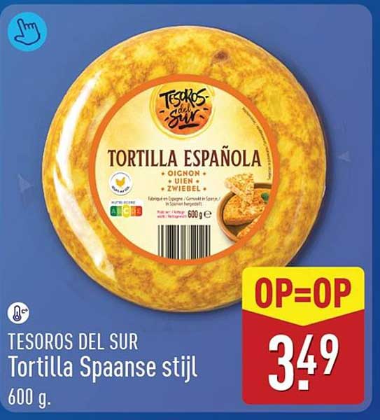 TESOROS DEL SUR Tortilla Spaanse stijl 600 g OP=OP