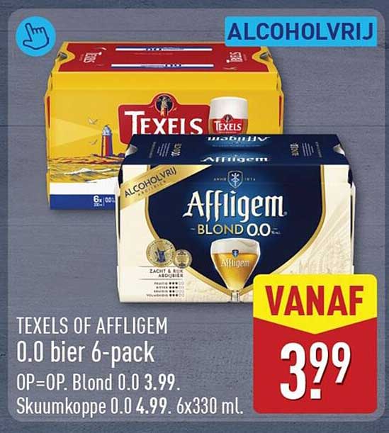 TEXELS OF AFFLIGEM 0.0 bier 6-pack