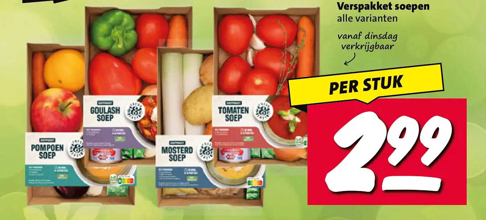 Verspakket soepen alle varianten PER STUK