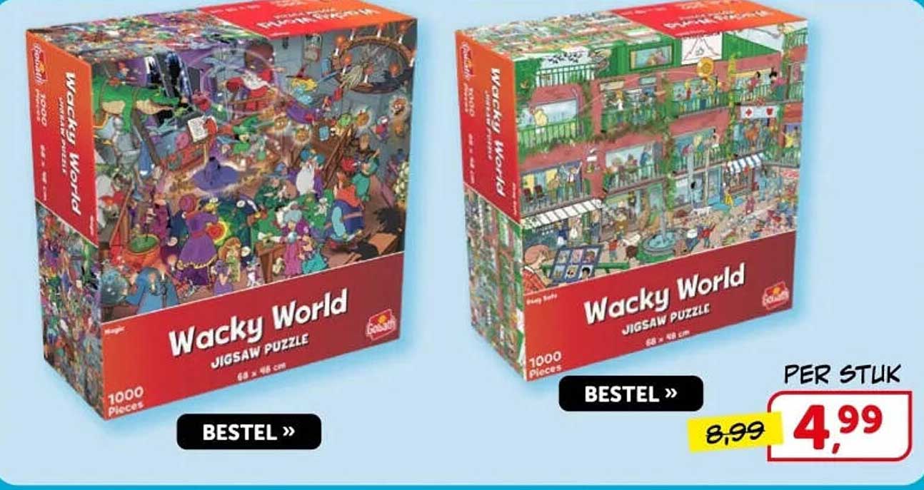 Wacky World Jigsaw Puzzle 1000 Pieces