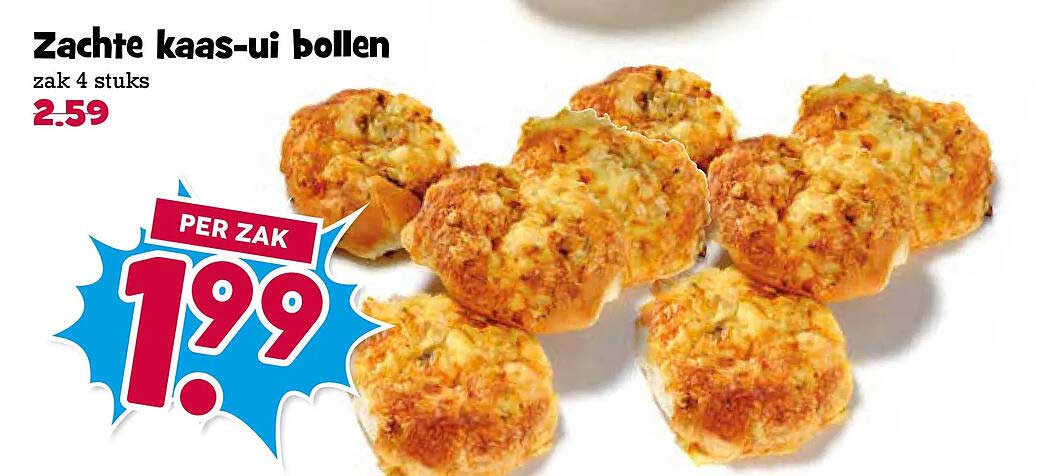 Zachte kaas-ui bollen