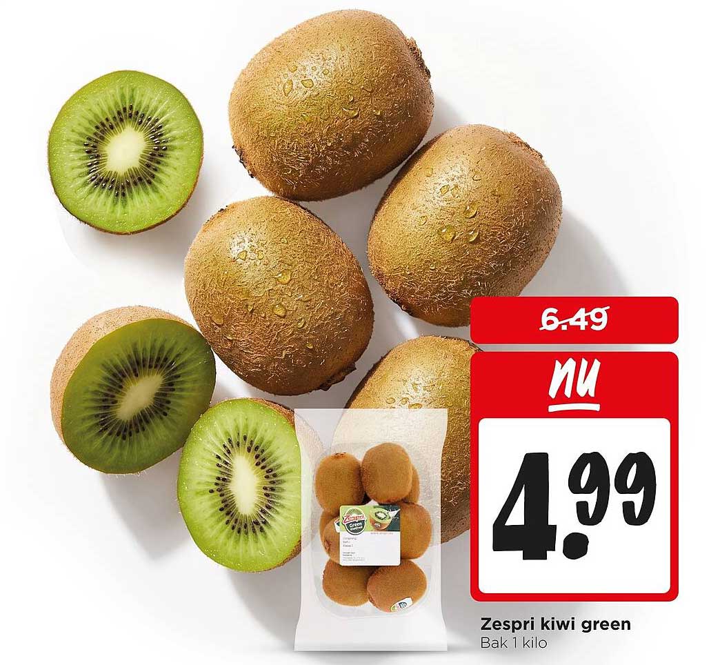 Zespri kiwi green Bak 1 kilo