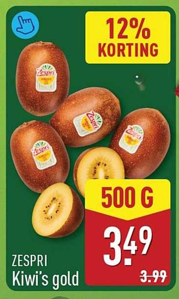 ZESPRI Kiwi's gold 12% KORTING