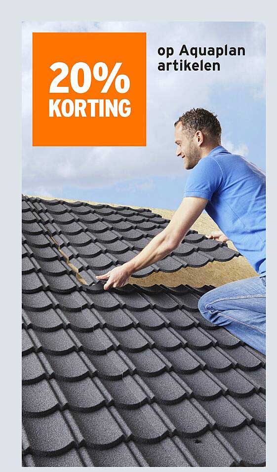 20% KORTING op Aquaplan artikelen