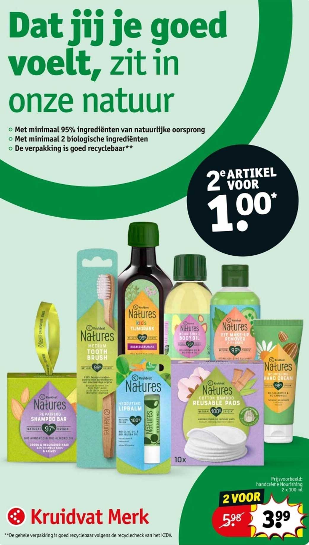2e ARTIKEL VOOR 1,00*