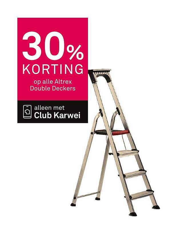 30% KORTING op alle Altrex Double Deckers