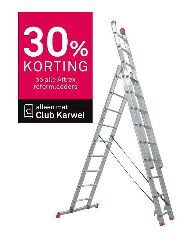 30% KORTING op alle Altrex reformladders