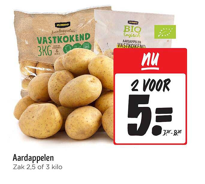 Aardappelen Zak 2,5 of 3 kilo