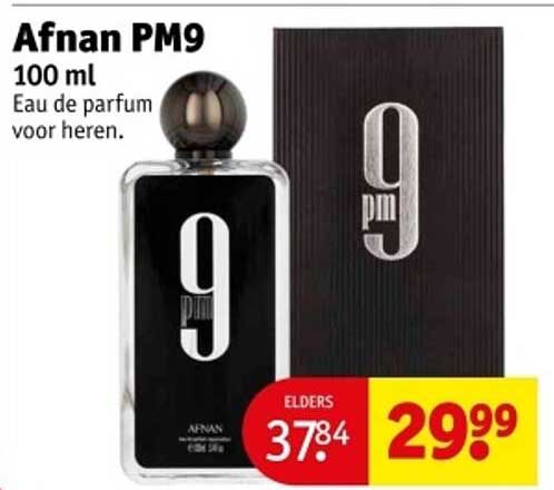 Afnan PM9 100 ml Eau de parfum voor heren.