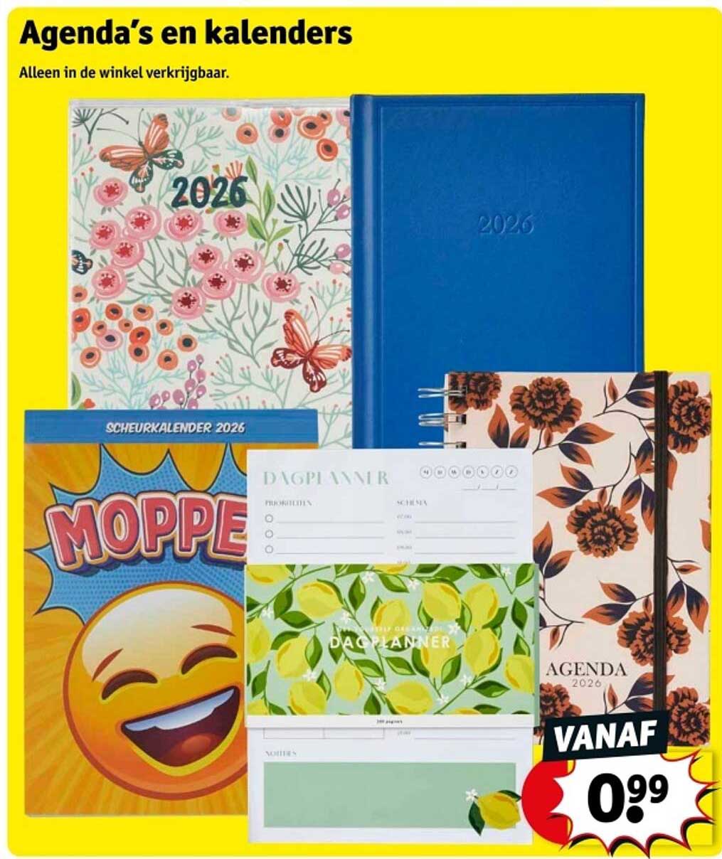 Agenda’s en kalenders