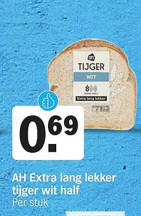 AH Extra lang lekker tijger wit half