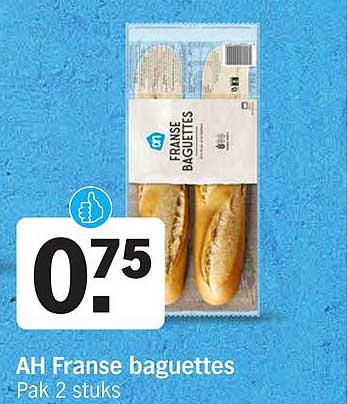 AH Franse baguettes Pak 2 stuks