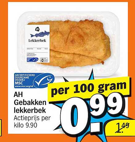 AH Gebakken lekkerbek