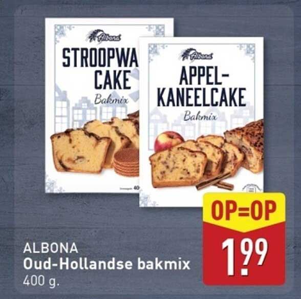 ALBONA Oud-Hollandse bakmix 400 g.