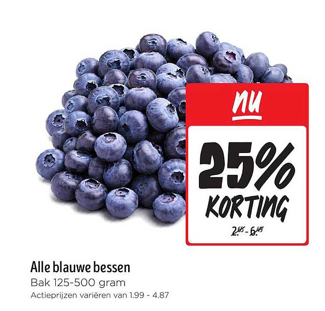 Alle blauwe bessen