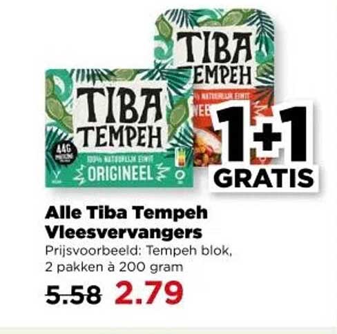 Alle Tiba Tempeh Vleesvervangers