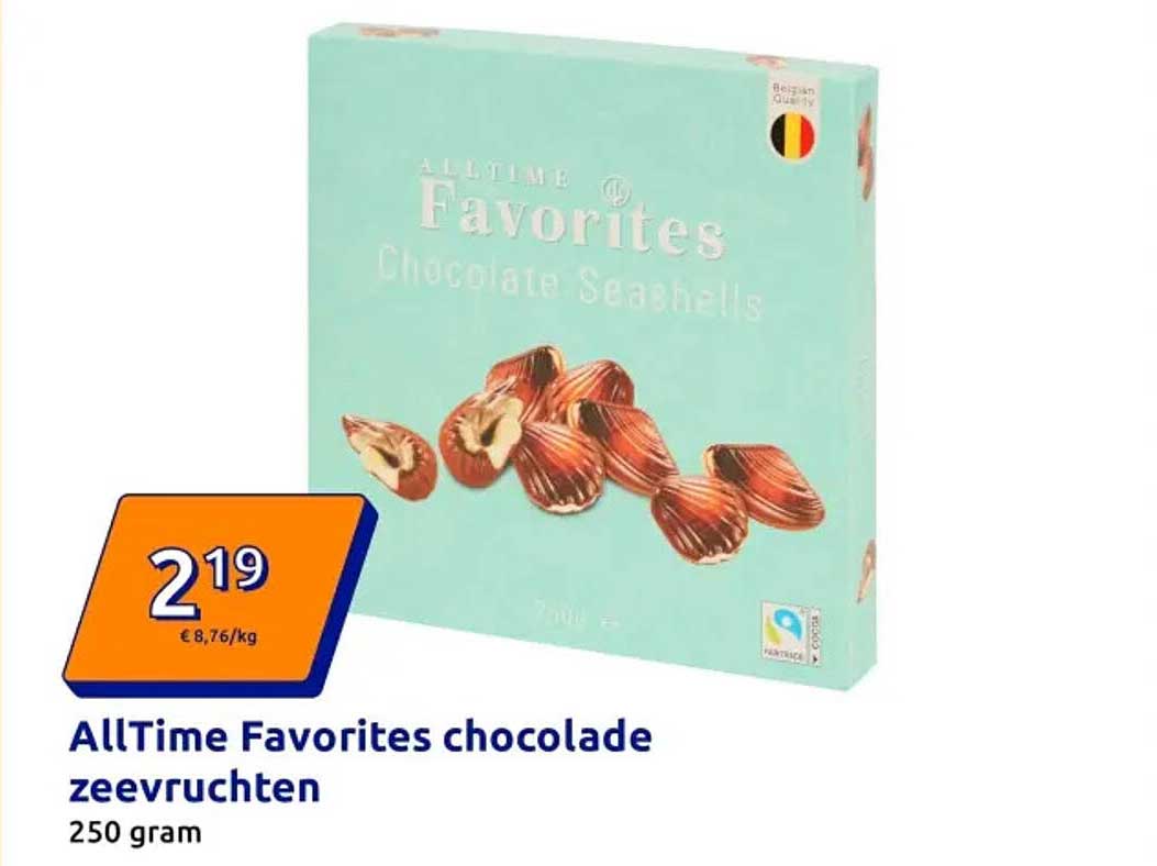 AllTime Favorites chocolade zeevruchten