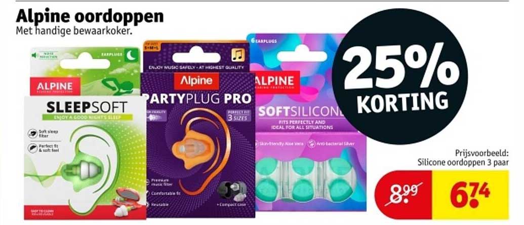 Alpine oordoppen