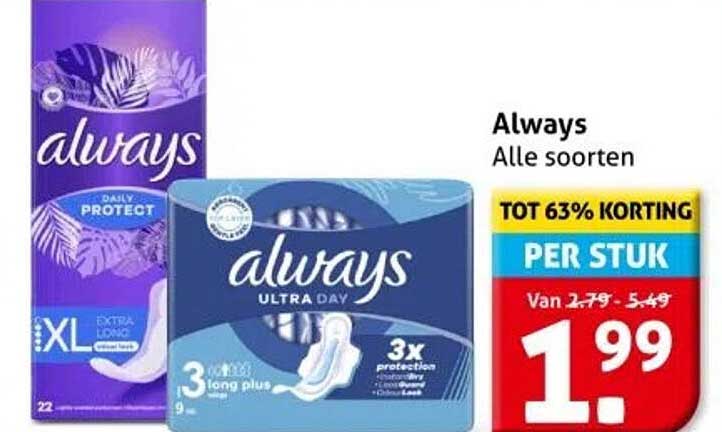 Always Alle soorten