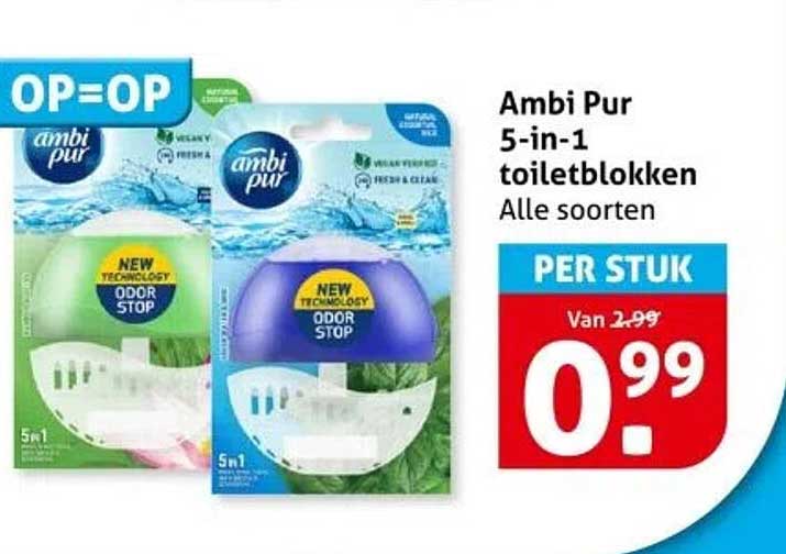 Ambi Pur 5-in-1 toiletblokken Alle soorten