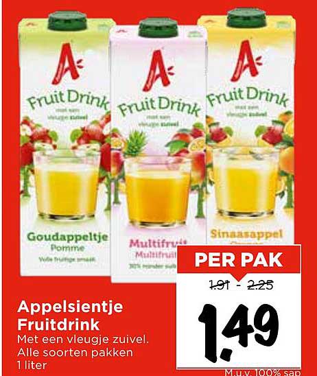 Appelsientje Fruitdrink